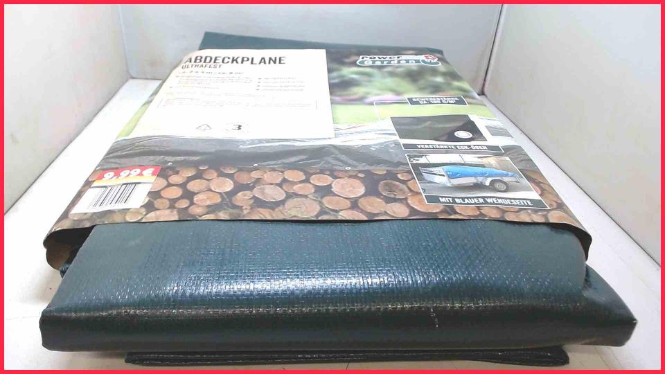 Abdeckplane mit Ösen 2x4m Power Tec Garden