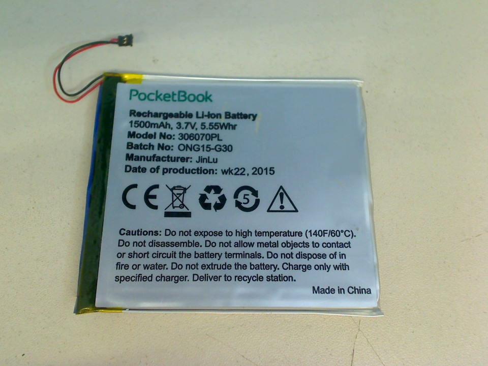Akku Battery 3.7V 1500mAh 5.55Whr ONG15-G30 PocketBook Touch Lux 3 626