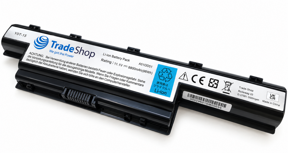 Akku Battery 11,1V 8800mAh 98Wh AS10D51 Aspire V3-771G VA70