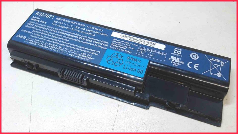 Akku Battery 11.1V 4400mAh 46Wh AS07B71 Aspire 7738G MS2261