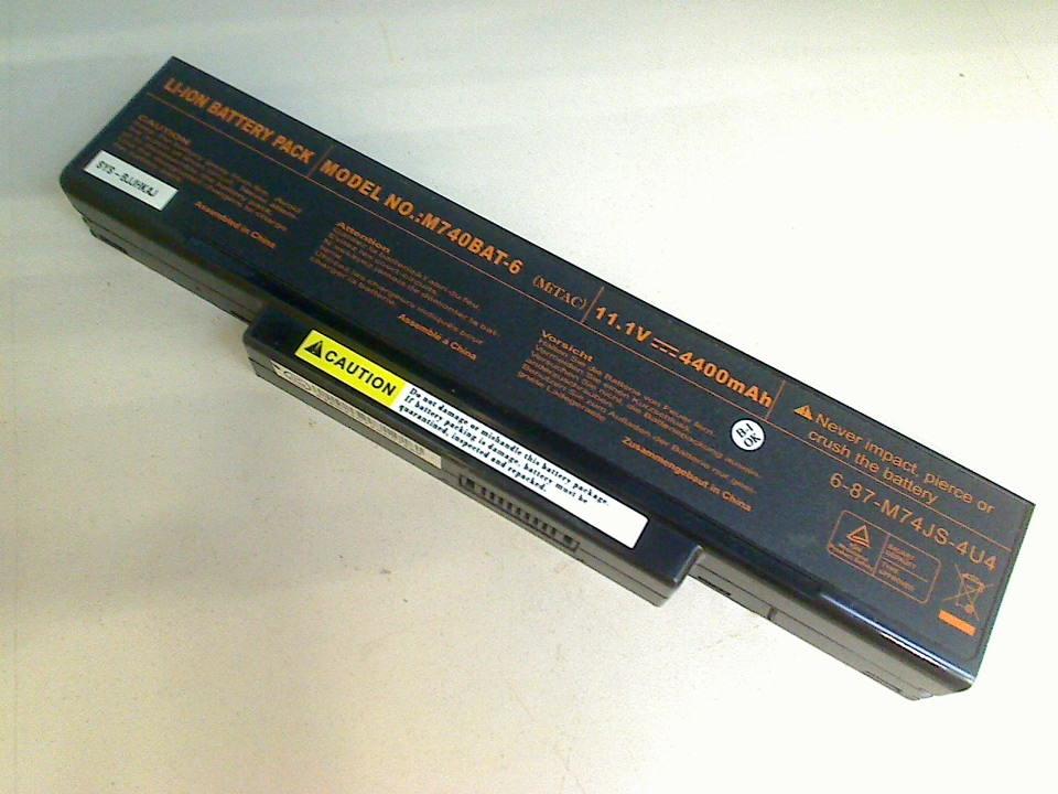 Akku Battery 11.1V 4400mAh M740BAT-6 Clevo M760TU