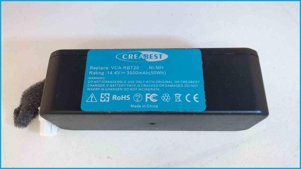 Akku Battery 14.4V 3500mAh (50Wh) VCA-RBT20 Samsung Navibot SR8750