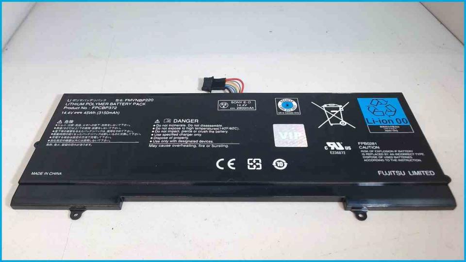 Akku Battery 14.4V 45Wh (3150mAh) Lifebook U772 i5 VPro