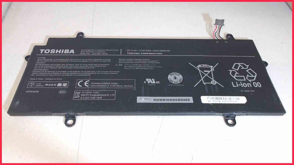 Akku Battery 14.8V 3380mAh 52Wh PA5136U-1BRS Toshiba Portege Z30-A-1CN