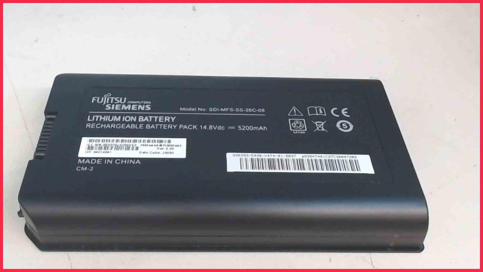 Akku Battery 14.8V 5200mAh Fujitsu Celsius H270
