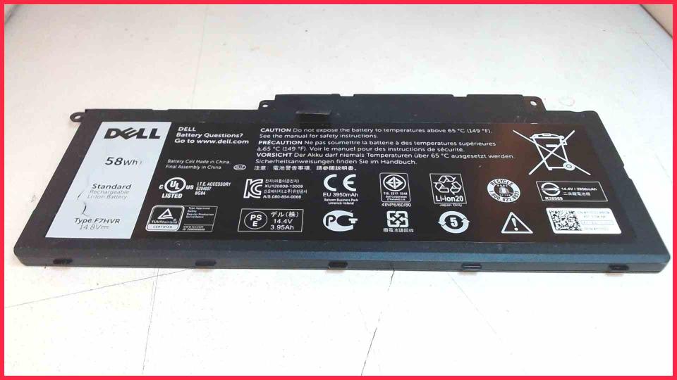 Akku Battery 14.8V 58Wh 0Y1FGD F7HVR Inspirion 17 7737 P24E