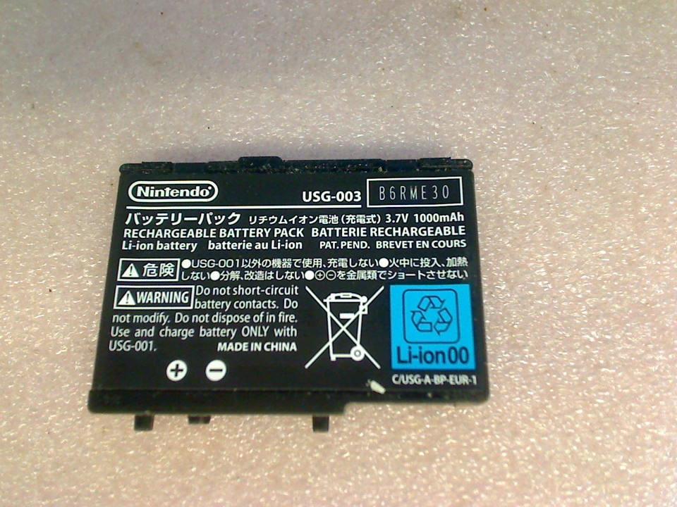 Akku Battery 3.7V 1000mAh Nintendo DS Lite USG-001