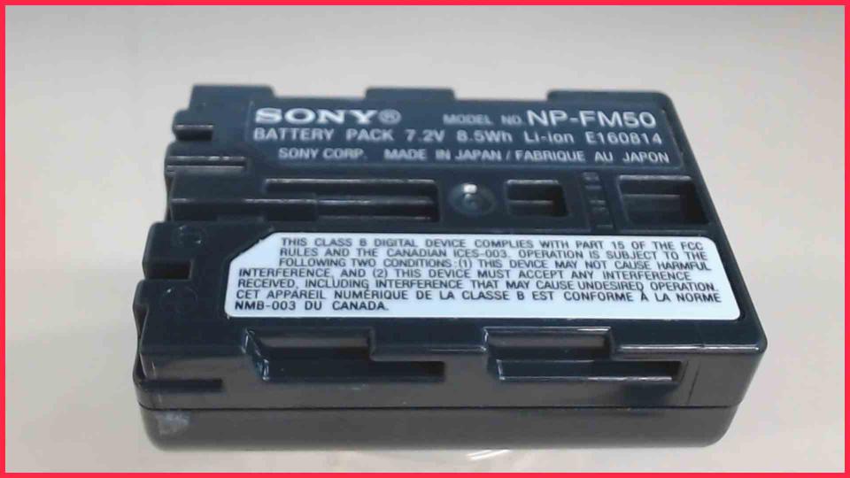 Akku Battery 7.2V 8.5Wh NP-FM50 Sony Cyber-Shot DSC-F717