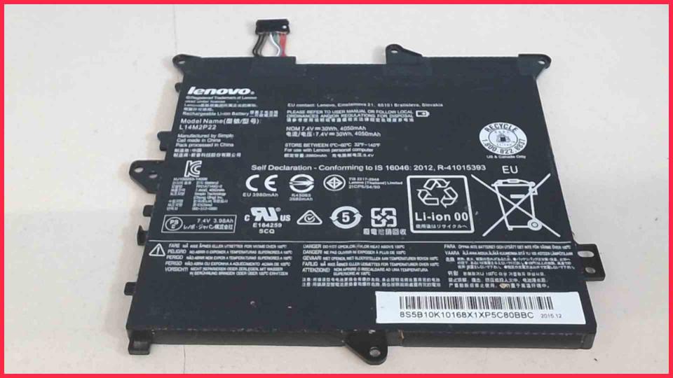 Akku Battery 7.4V 30Wh 4050mAh L14M2P22 Lenovo Yoga 300