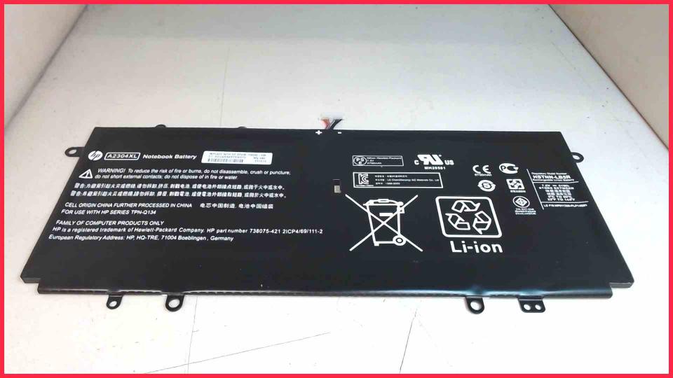 Akku Battery 7.5V 51Wh A2304XL HP Chrome 14-q030sg