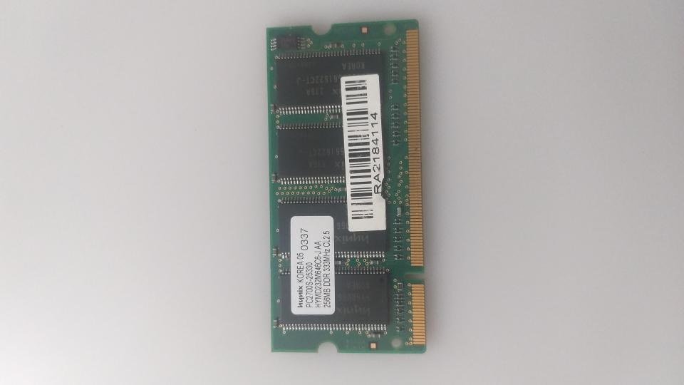 Arbeitsspeicher Ram 256 MB DDR 333MHZ hynix PC2700S-25330