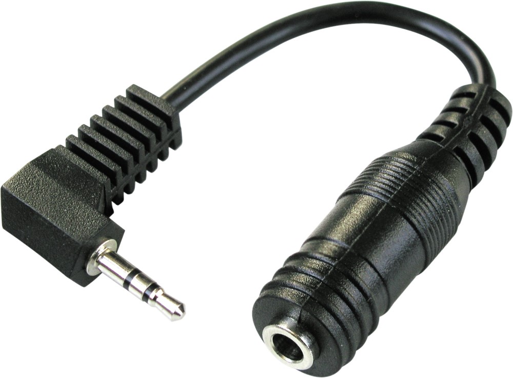 Audio Adaptor 2,5mm St. / 3,5mm Buchse KHA4250 Schwaiger Neu OVP