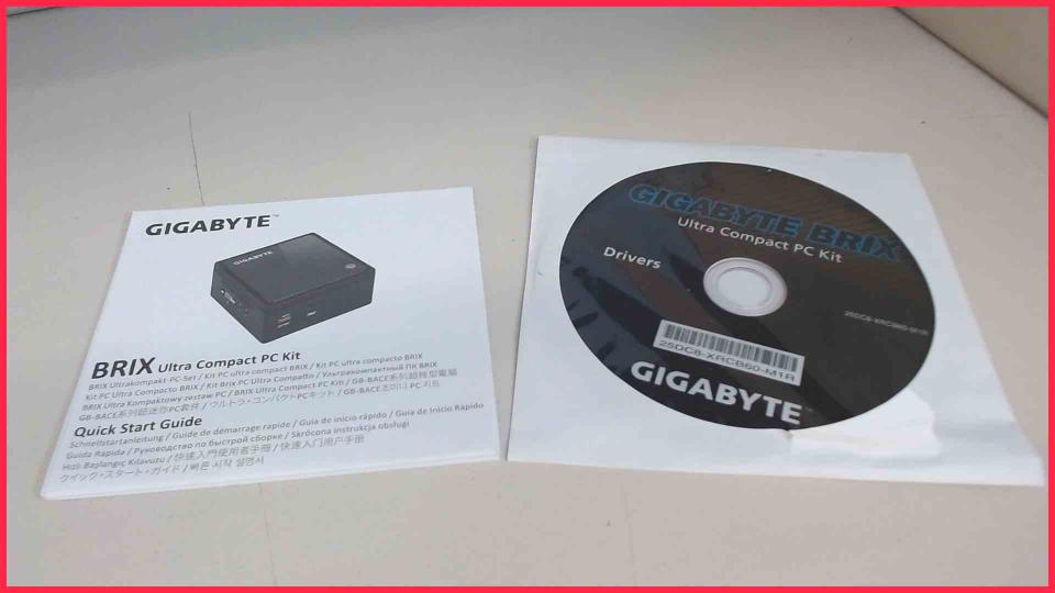 Bedienungsanleitung + Drivers DVD Gigabyte Brix GB-Bace-3150