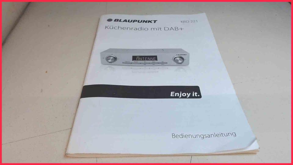 Bedienungsanleitung Blaupunkt KRD 221 WH