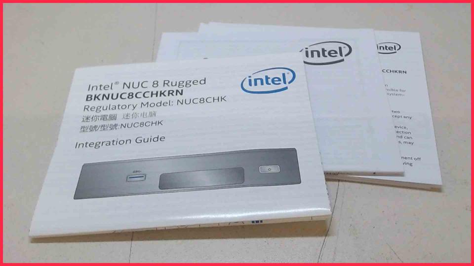 Bedienungsanleitung  Intel NucBox Rugged Kit NUC8CHK