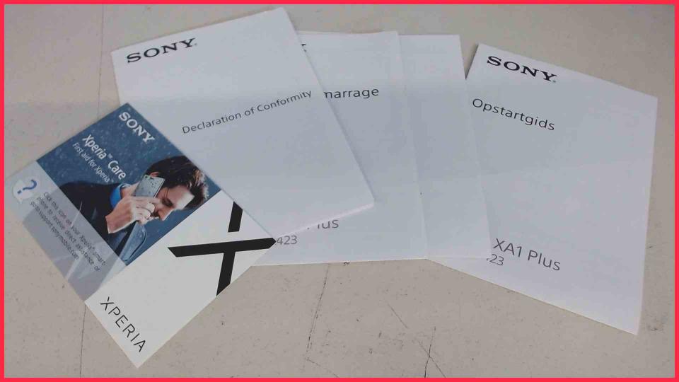 Bedienungsanleitung Sony Xperia XA1 Plus G3421