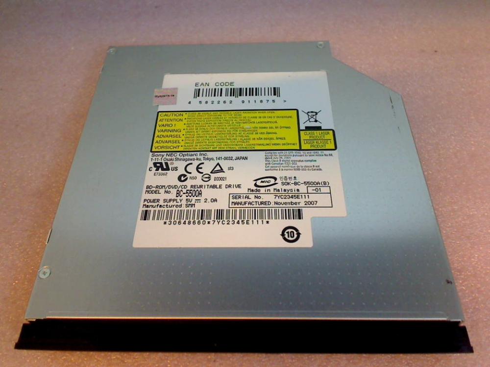 Blu-Ray Laufwerk DVD RW Writer mit Blende BC-5500A Terra Mobile 1760 MS-1719