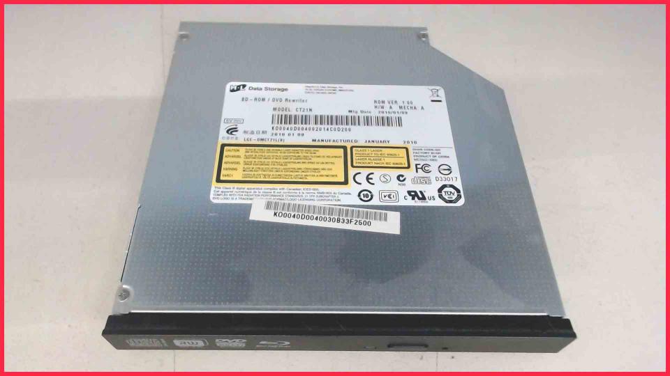 Blu-Ray Laufwerk DVD RW Writer mit Blende CT21N SATA Acer Aspire 8942G