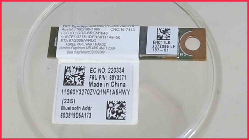 Bluetooth Board Karte Modul Platine Kabel Cable 60Y3271 ThinkPad T520 4243-4UG
