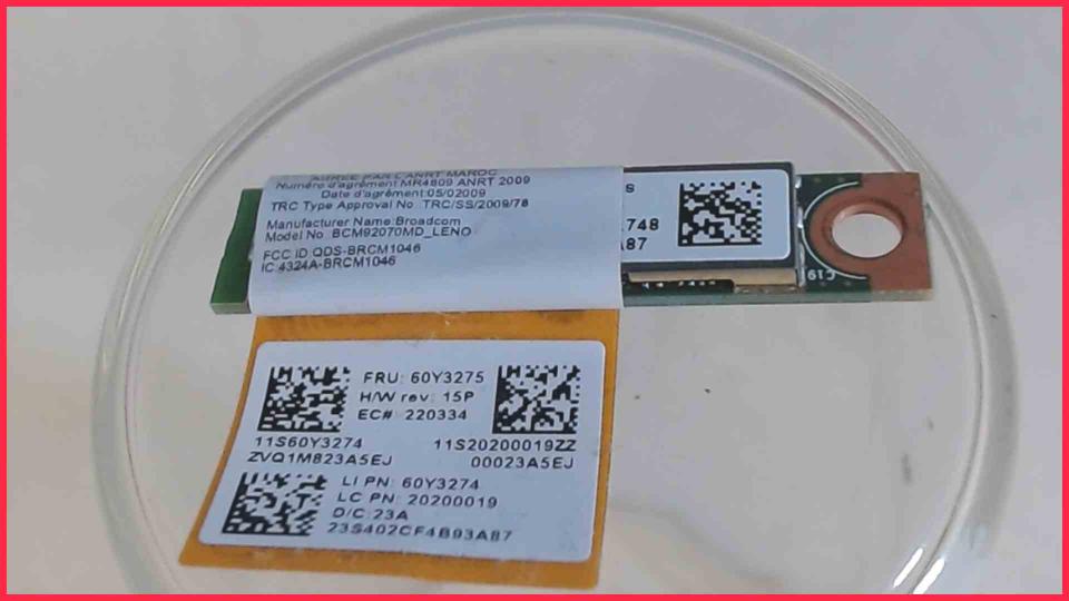 Bluetooth Board Karte Modul Platine Kabel Cable 60Y3275 ThinkPad L420 7826-AE3