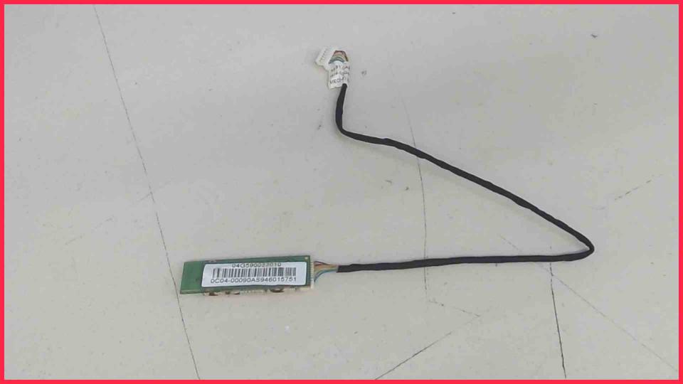 Bluetooth Board Karte Modul Platine Kabel Cable 6100A-AWBT253 Asus N71V