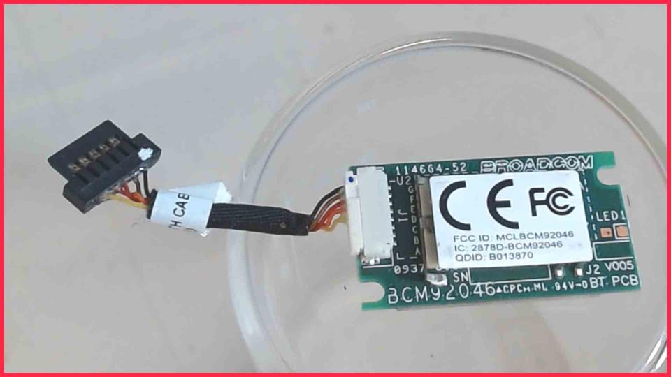Bluetooth Board Karte Modul Platine Kabel Cable Acer Aspire 1810TZ ZH7