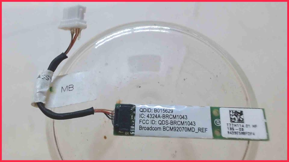 Bluetooth Board Karte Modul Platine Kabel Cable QDS-BRCM1043 Aspire 3830GT P3MJ0
