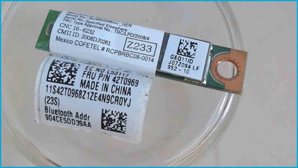 Bluetooth Board Karte Modul Platine Kabel Cable ThinkPad T400 2767-E38