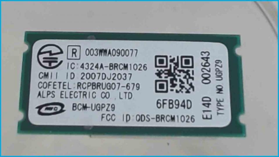 Bluetooth Board Karte Modul Platine Kabel Cable Vaio VPCCW1S1E PCG-61111M