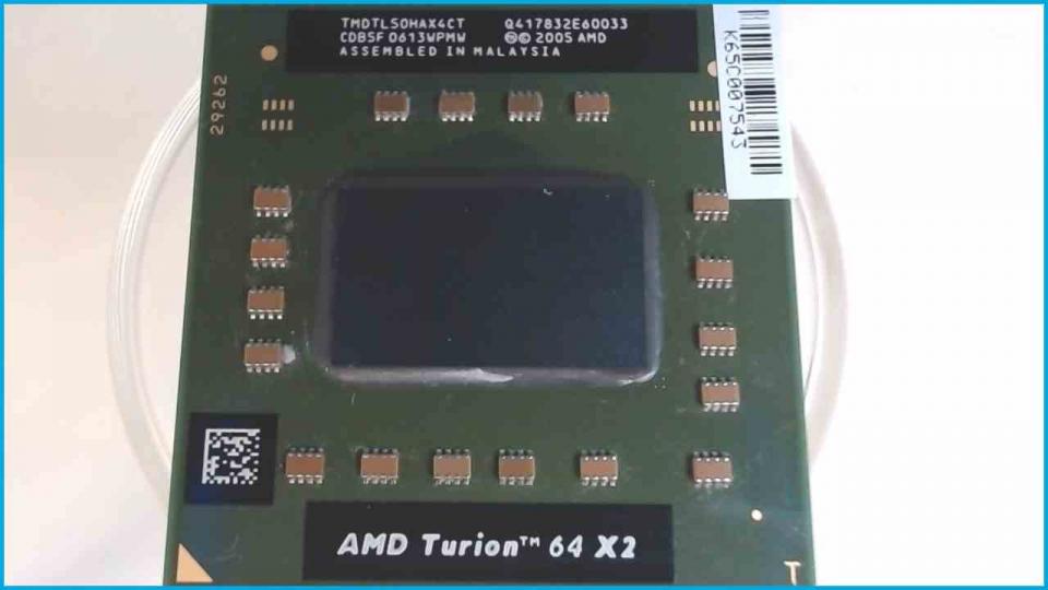CPU Prozessor 1.6 GHz AMD Turion 64 X2 TL-50 MSI MegaBook S271
