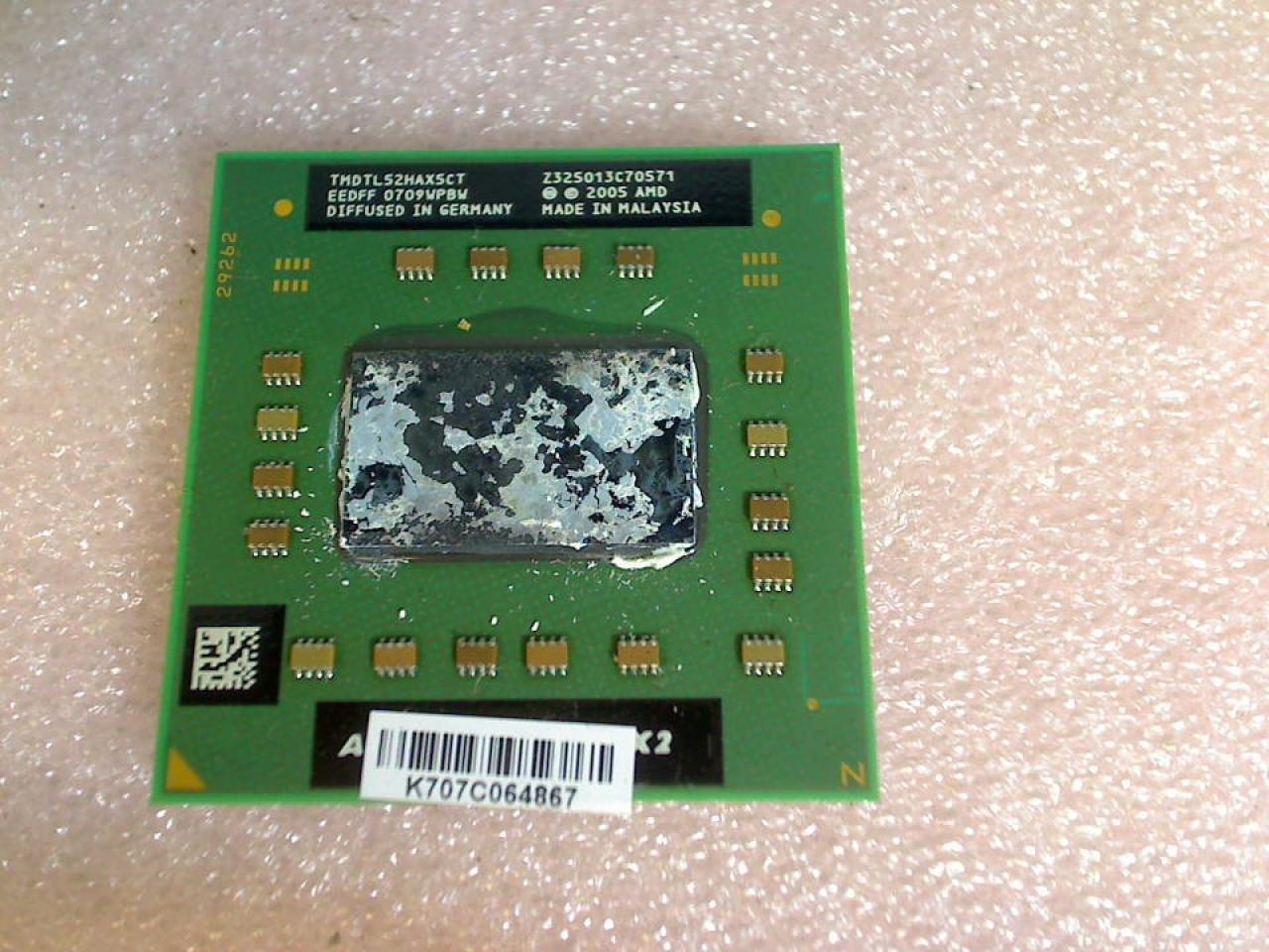 CPU Prozessor 1.6 GHz AMD Turion 64 X2 TL52 TL-52 Targa Traveller 1524 X2