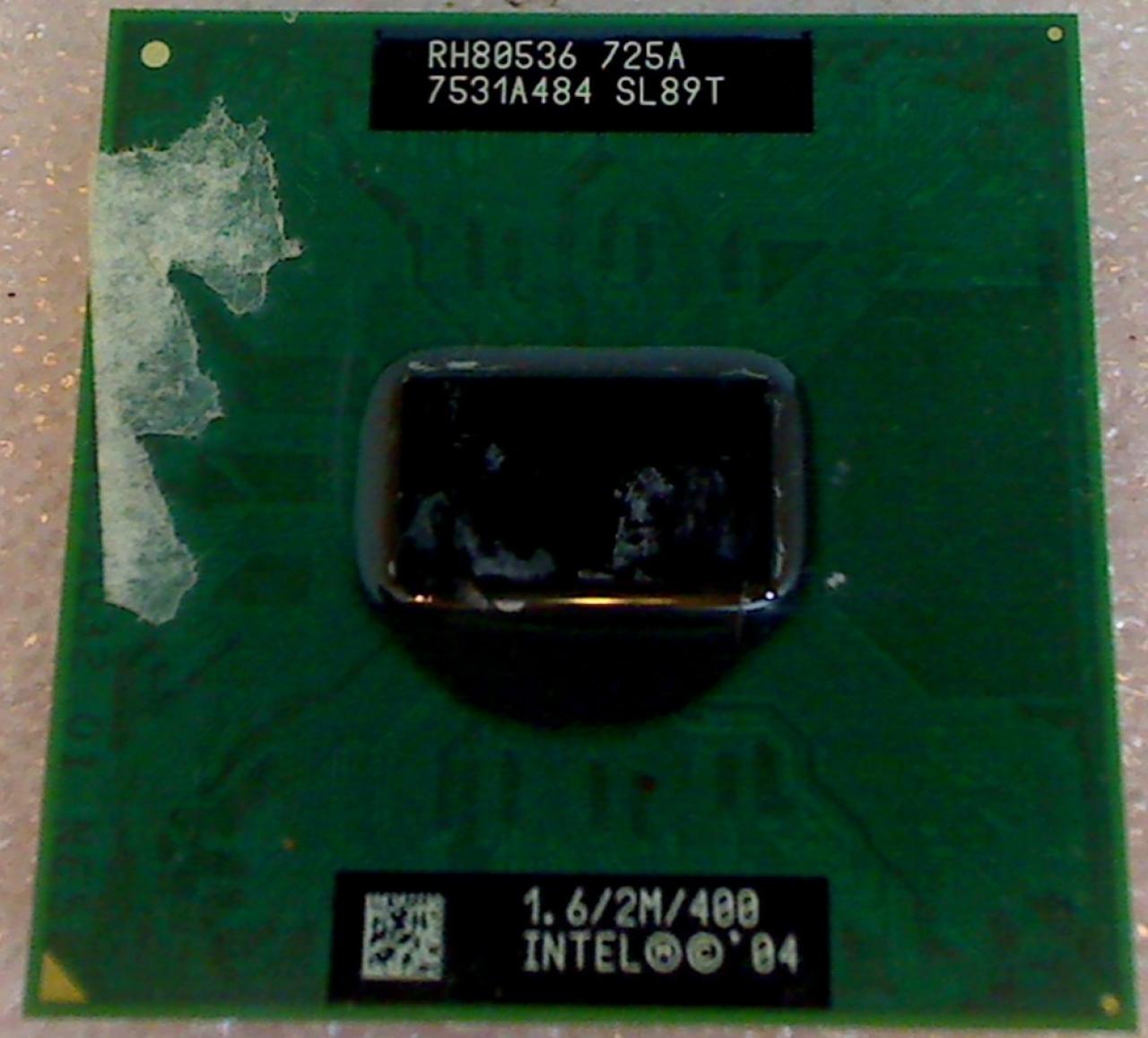 CPU Prozessor 1.6 GHz SL89T M 725A Acer TravelMate 4000 4001LMi ZL1
