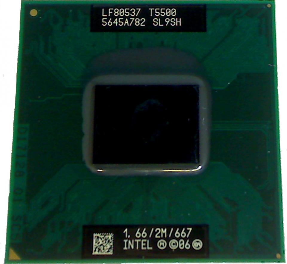 CPU Prozessor 1.66GHz Intel T5500 Core 2 Duo HP dv9000 dv9243ea