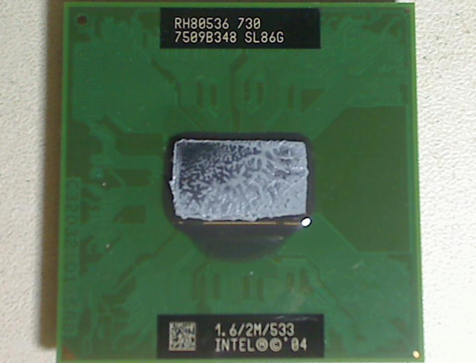 CPU Prozessor 1.6GHz Intel M730 SL86G Gericom Blockbuster 1480