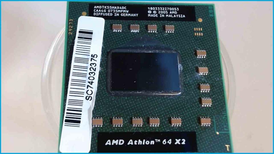 CPU Prozessor 1.8 GHz AMD Athlon 64 X2 TK-55 Fujitsu AMILO Pa2510 (5)