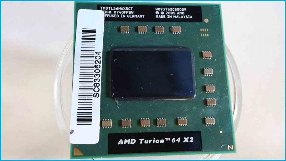 CPU Prozessor 1.8 GHz AMD Turion 64 X2 TL-56 Fujitsu AMILO Pa2510 (6)