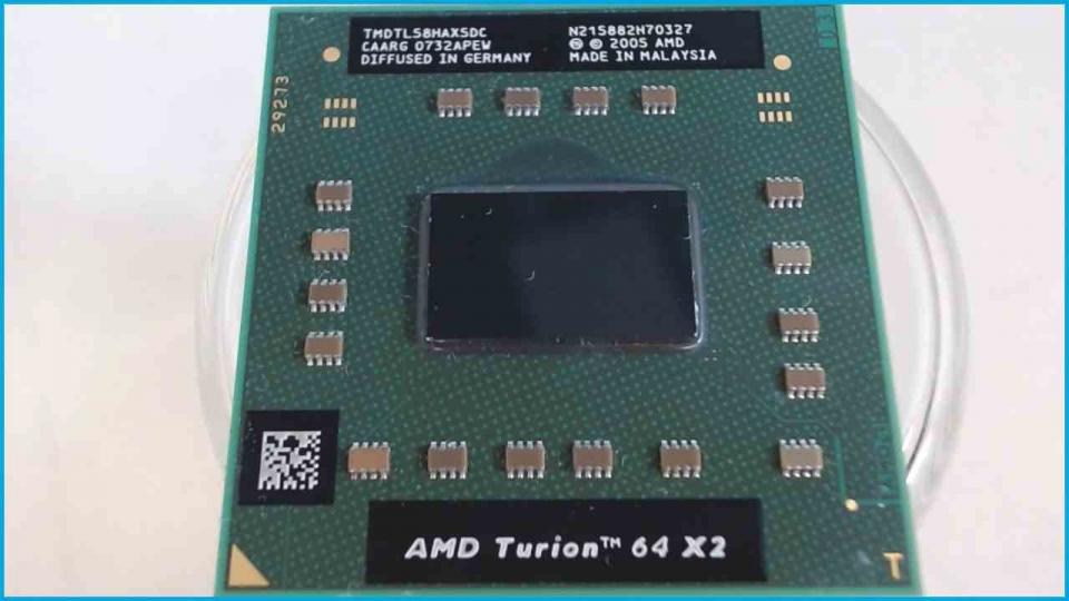 CPU Prozessor 1.9 GHz AMD Turion 64 X2 TL-58 HP Pavilion dv6000 dv6328eu