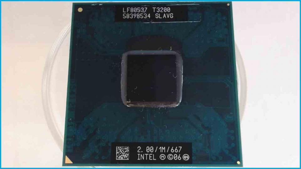 CPU Prozessor 2 GHz Intel Core 2 Duo T3200 SLAVG Medion MD97280 S2210