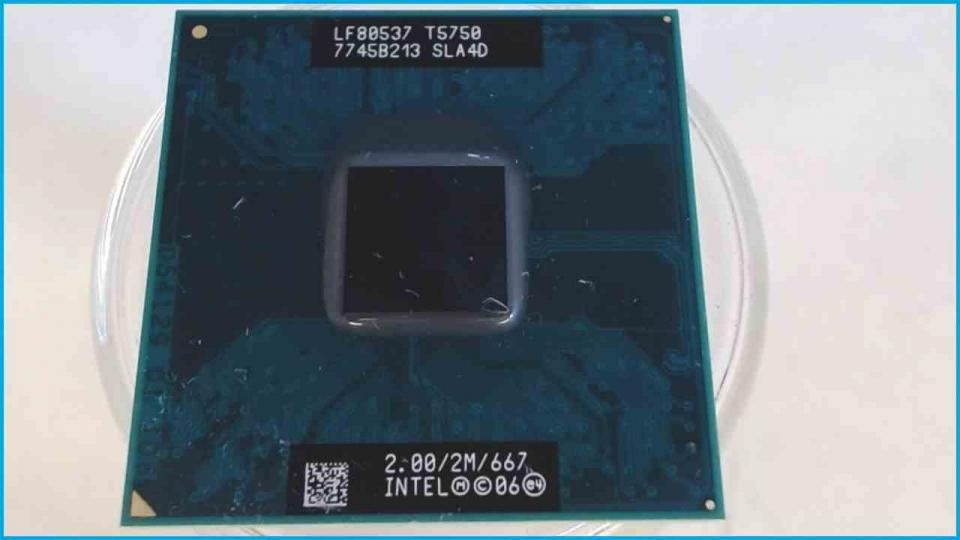 CPU Prozessor 2 GHz Intel Core 2 Duo T5750 SLA4D Compal RM FL90 CM-2