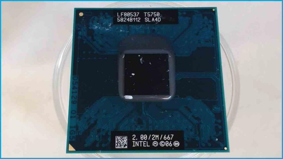 CPU Prozessor 2 GHz Intel Core 2 Duo T5750 SLA4D EX600 MS-16362 -2