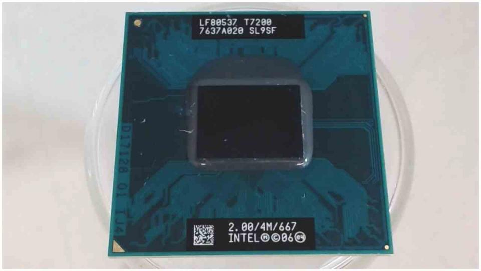 CPU Prozessor 2 GHz Intel Core2Duo T7200 SL9SF Acer Aspire 5610 BL50