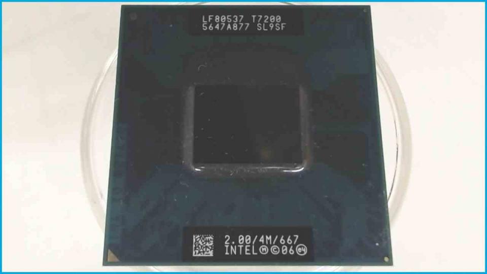 CPU Prozessor 2 GHz Intel Core2Duo T7200 SL9SF Asus X51R