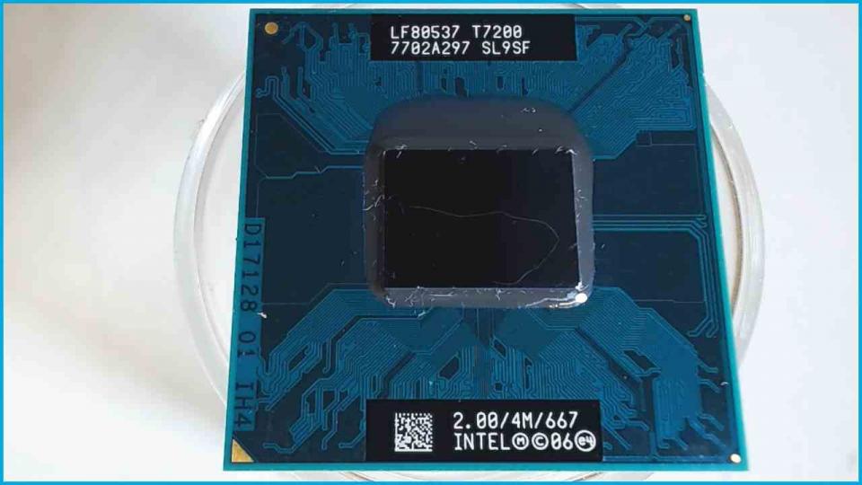CPU Prozessor 2 GHz Intel Core2Duo T7200 SL9SF HP Compaq NC6320 (4)