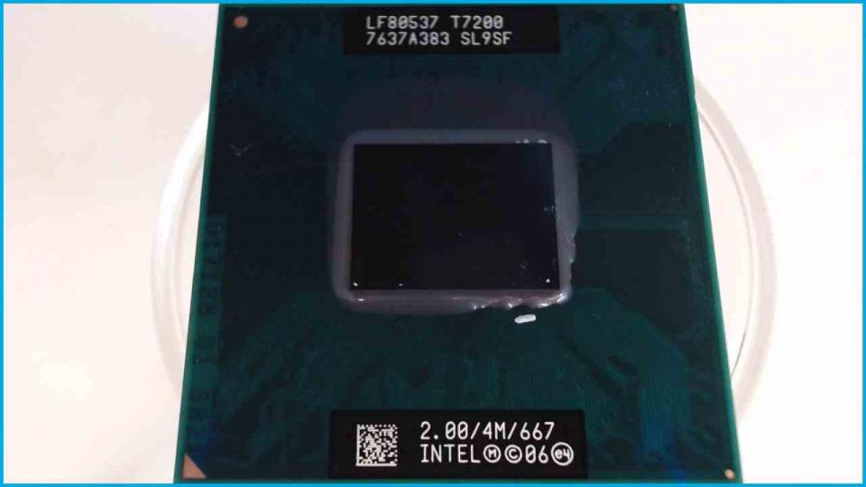 CPU Prozessor 2 GHz Intel Core2Duo T7200 SL9SF Latitude D820 -4