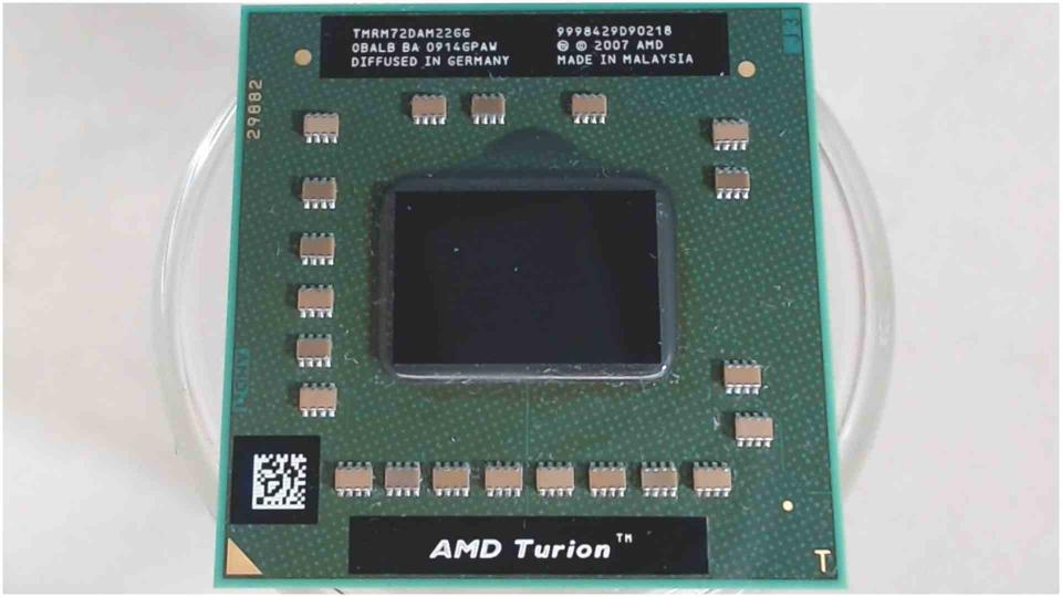 CPU Prozessor 2.1 GHz AMD Turion 64 X2 RM-72 Compaq 6735b -2