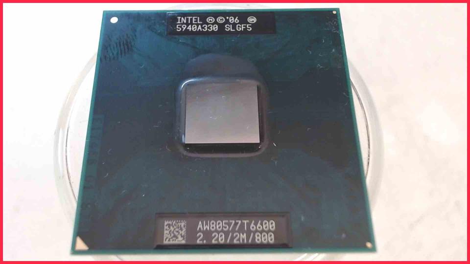 CPU Prozessor 2.2 GHz Intel Core 2 Duo T6600 SLGF5 Aspire 7738G MS2261 -2