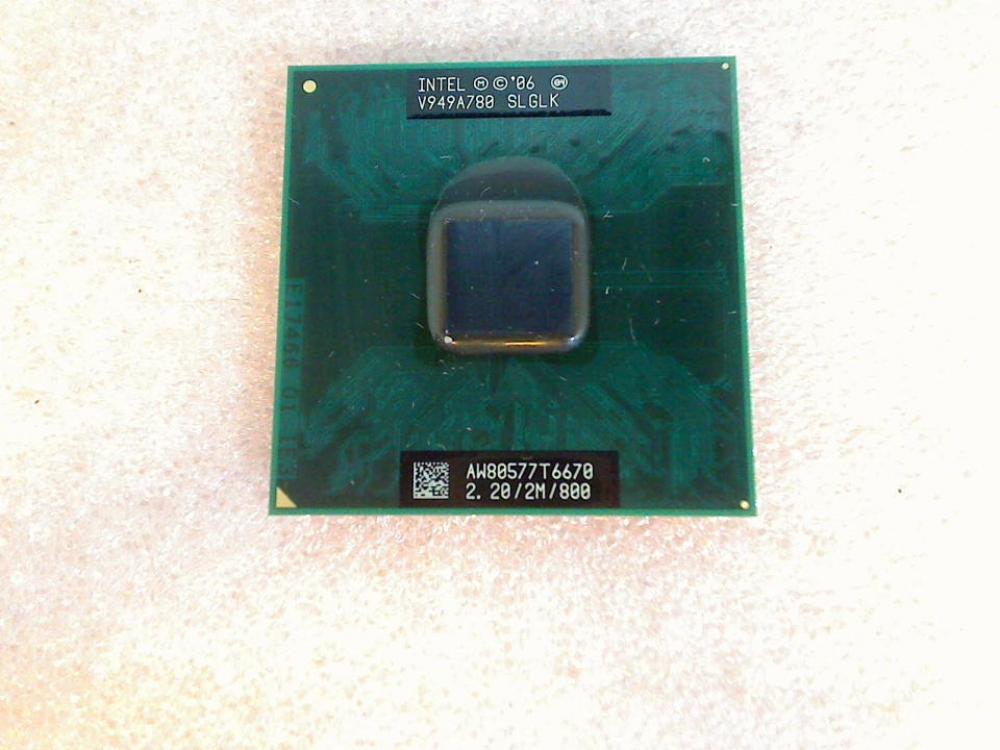 CPU Prozessor 2.20 GHz Intel T6670 SLGLK Core 2 Duo Dell Vostro 1520 PP36L