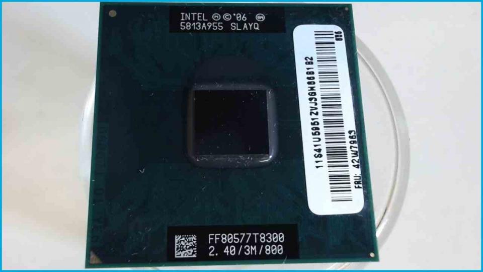 CPU Prozessor 2.4GHz Intel T8300 Core 2 Duo Thinkpad T61 -3