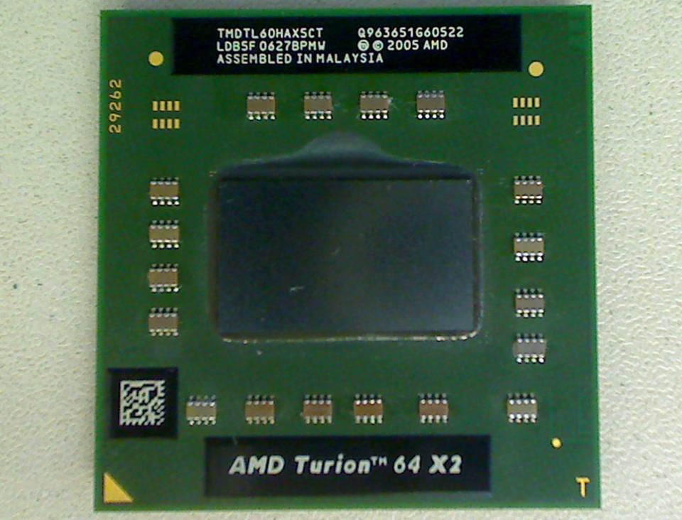 CPU Prozessor 2GHz AMD Turion 64 X2 TL-60 Acer Ferrari 5000 ZC3