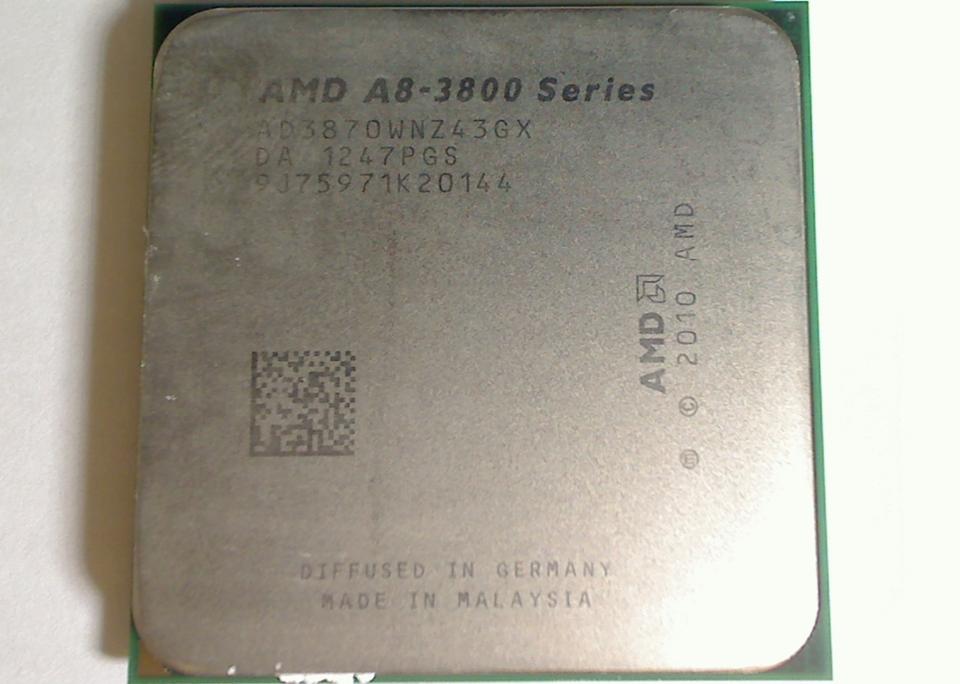CPU Prozessor AMD A8-3800, 4x 2.40GHz (AD3870WNZ43GX)